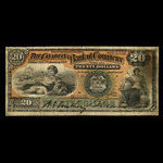 Canada, Canadian Bank of Commerce, 20 dollars : 8 janvier 1907