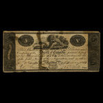 Canada, Bank of Canada, 5 dollars : 1 janvier 1820