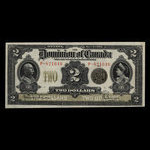 Canada, Dominion du Canada, 2 dollars : 2 janvier 1914