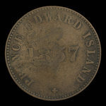 Canada, George Davies, 1/2 penny : 1857