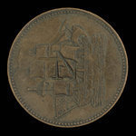 Canada, inconnu, 1/2 penny : 1835