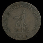 Canada, Starr & Shannon, 1/2 penny : 1815