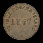 Canada, George Davies, 1/2 penny : 1857