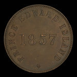 Canada, George Davies, 1/2 penny : 1857