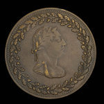 Canada, inconnu, 1/2 penny : 1812