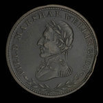 Canada, inconnu, 1/2 penny : 1813