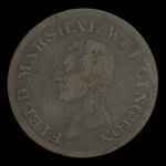 Canada, inconnu, 1/2 penny : 1805