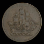 Canada, inconnu, 1/2 penny : 1815