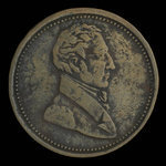 Canada, inconnu, 1/2 penny : 1830