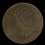 Canada, inconnu, 1/2 penny : 1820