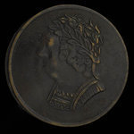 Canada, inconnu, 1/2 penny : 1820