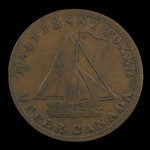 Canada, inconnu, 1/2 penny : 1823