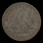 Canada, inconnu, 1/2 penny : 1823