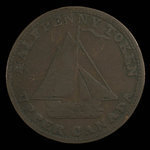 Canada, inconnu, 1/2 penny : 1815