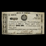 Canada, E. & D. Masson, 15 sous : 25 juillet 1837