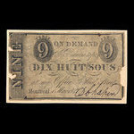 Canada, Dexter Chapin, 9 pence : 1 mai 1837