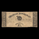 Canada, Charles Bowman & Cie., 7 1/2 pence : 21 mars 1839