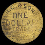 Canada, R.C. & Fils, 1 dollar : 1914