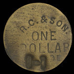 Canada, R.C. & Fils, 1 dollar : 1914