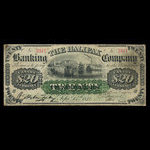 Canada, Halifax Banking Company, 20 dollars : 1 septembre 1871