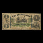 Canada, Banque de Québec, 1 dollar : 2 janvier 1863