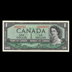 Canada, Banque du Canada, 1 dollar : 1954