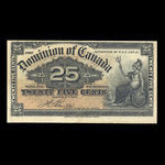 Canada, Dominion du Canada, 25 cents : 2 janvier 1900