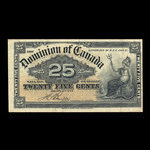 Canada, Dominion du Canada, 25 cents : 2 janvier 1900