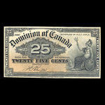 Canada, Dominion du Canada, 25 cents : 2 janvier 1900