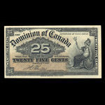 Canada, Dominion du Canada, 25 cents : 2 janvier 1900