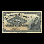 Canada, Dominion du Canada, 25 cents : 2 janvier 1900