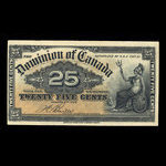 Canada, Dominion du Canada, 25 cents : 2 janvier 1900