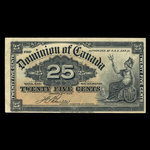 Canada, Dominion du Canada, 25 cents : 2 janvier 1900