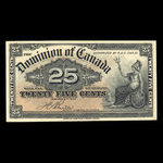 Canada, Dominion du Canada, 25 cents : 2 janvier 1900