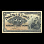 Canada, Dominion du Canada, 25 cents : 2 janvier 1900