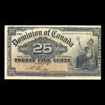 Canada, Dominion du Canada, 25 cents : 2 janvier 1900