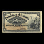 Canada, Dominion du Canada, 25 cents : 2 janvier 1900