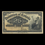 Canada, Dominion du Canada, 25 cents : 2 janvier 1900