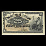 Canada, Dominion du Canada, 25 cents : 2 janvier 1900