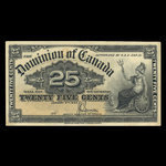 Canada, Dominion du Canada, 25 cents : 2 janvier 1900