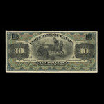 Canada, Union Bank of Canada (The), 10 dollars : 1 juillet 1912