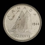 Canada, Georges VI, 10 cents : 1944