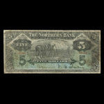 Canada, Northern Bank, 5 dollars : 1 novembre 1905