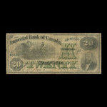 Canada, Imperial Bank of Canada, 20 dollars : 1 mai 1906