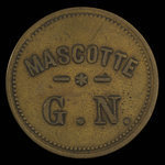 Canada, Gédéon Normandin (G.N.), 5 cents : 1895