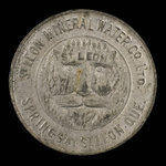 Canada, St. Leon Mineral Water Company Limited, 1 verre, eau de St. Léon : 1890