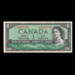 Canada, Banque du Canada, 1 dollar : 1954