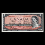 Canada, Banque du Canada, 2 dollars : 1954