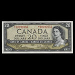 Canada, Banque du Canada, 20 dollars : 1954