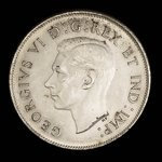 Canada, Georges VI, 50 cents : 1944